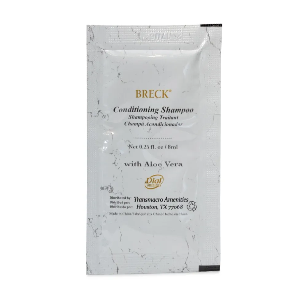 Breck DIA 20817 0.25 oz. Shampoo/Conditioner - Clean Scent (500/Carton)