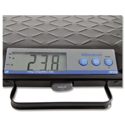 Brecknell 250 lbs. Capacity 12.5 in. x 10.95 in. x 2.2 in. Platform Portable Electronic Utility Bench Scale