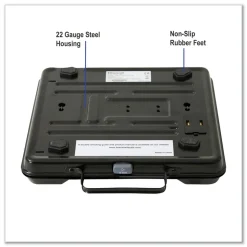 Brecknell 250 lbs. Capacity 12.5 in. x 10.95 in. x 2.2 in. Platform Portable Electronic Utility Bench Scale