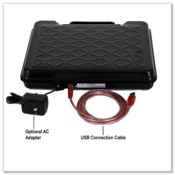 Brecknell 250 lbs. Capacity 12.5 in. x 10.95 in. x 2.2 in. Platform Portable Electronic Utility Bench Scale