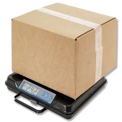 Brecknell 250 lbs. Capacity 12.5 in. x 10.95 in. x 2.2 in. Platform Portable Electronic Utility Bench Scale