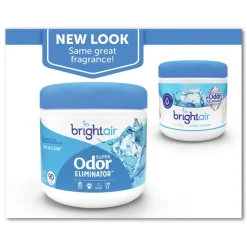 BRIGHT Air 14 oz. Jar Super Odor Eliminator - Blue, Cool and Clean (6/Carton)