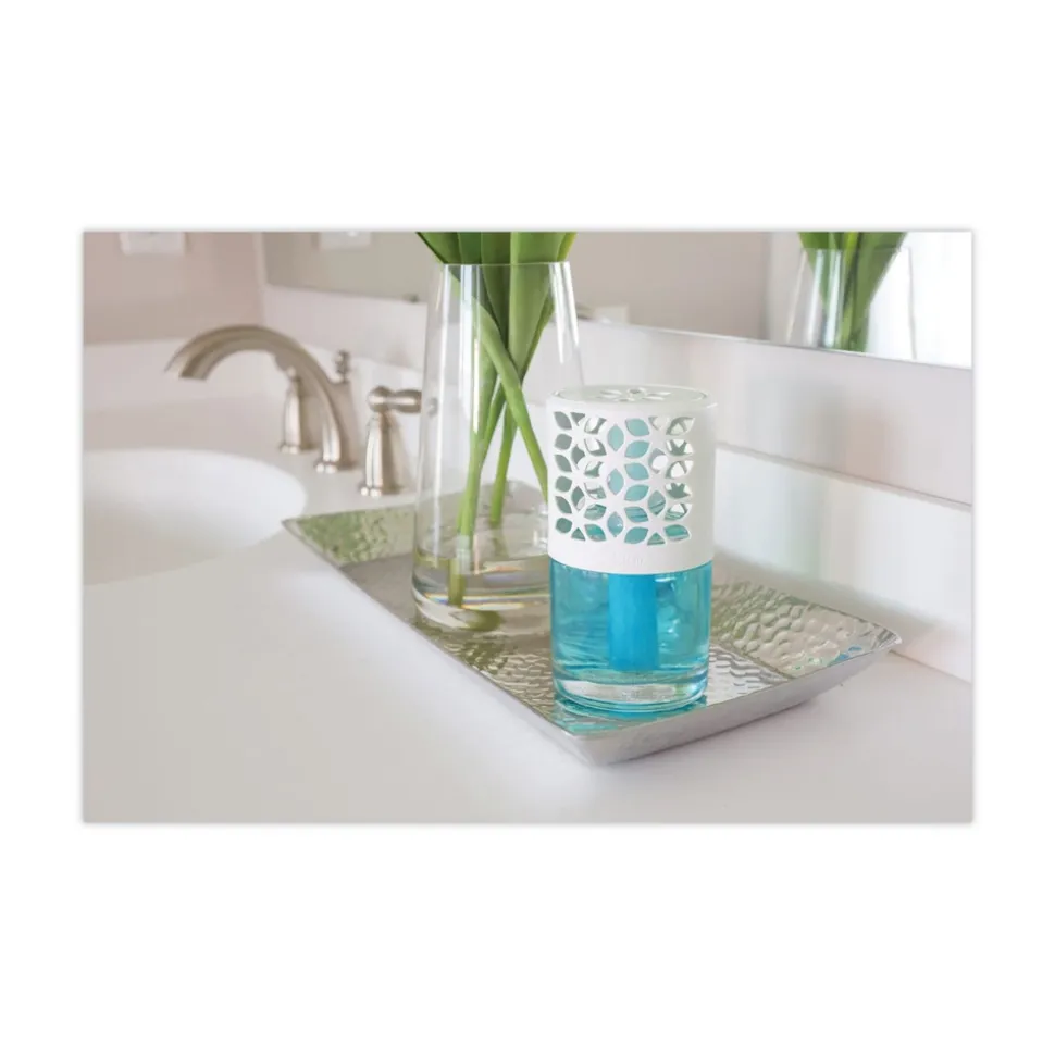 BRIGHT Air 4 oz. Max Scented Oil Air Freshener - Cool and Clean (6/Carton)