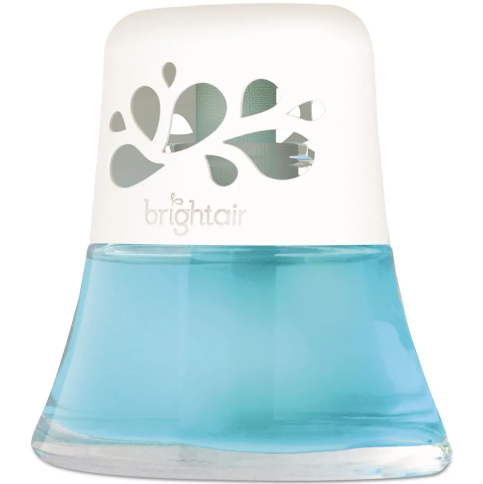 BRIGHT Air 2.5 oz. Scented Oil Air Freshener - Calm Waters and Spa, Blue (6/Carton)
