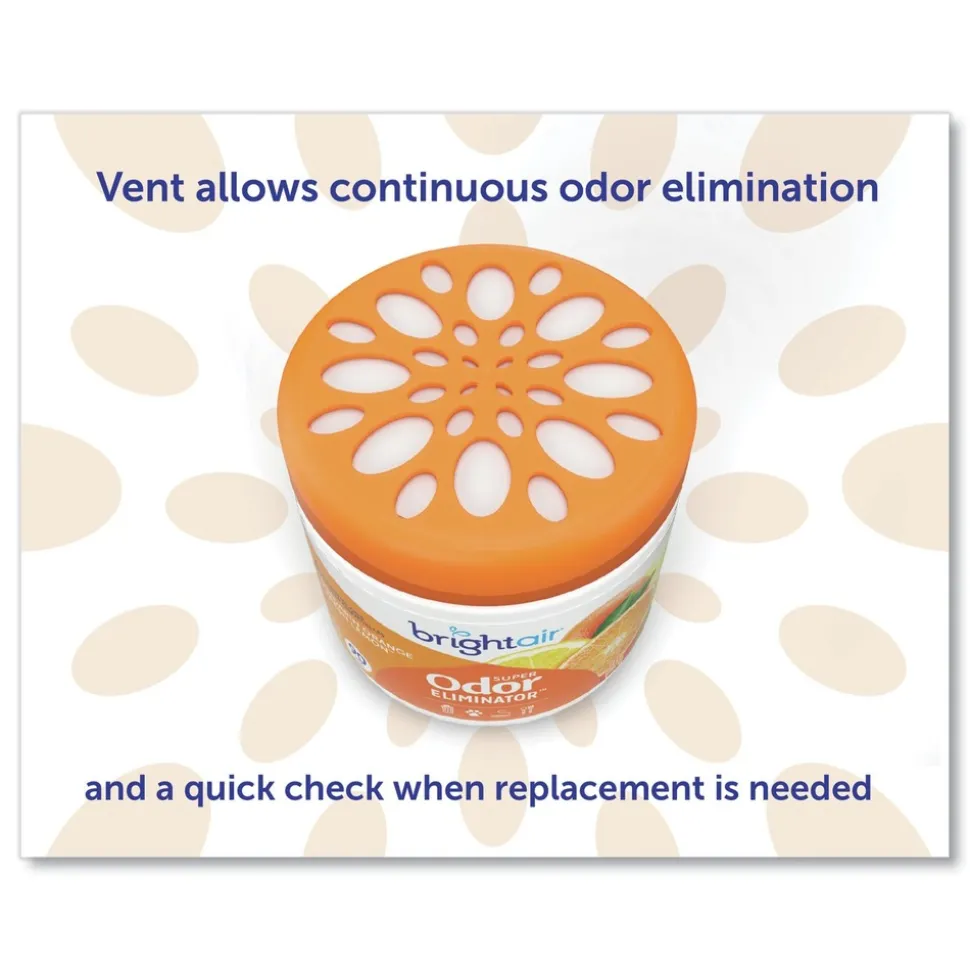 BRIGHT Air 14 oz. Super Odor Eliminator - Mandarin Orange and Fresh Lemon (6/Carton)