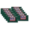 Brillo 3.5 in. x 6.12 in. Commercial Heavy-Duty Scrub Sponge - Orange/Green (12/Carton)