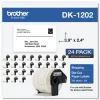 Brother 2.4 in. x 3.9 in. Die-Cut Shipping Labels - White (24/Pack)