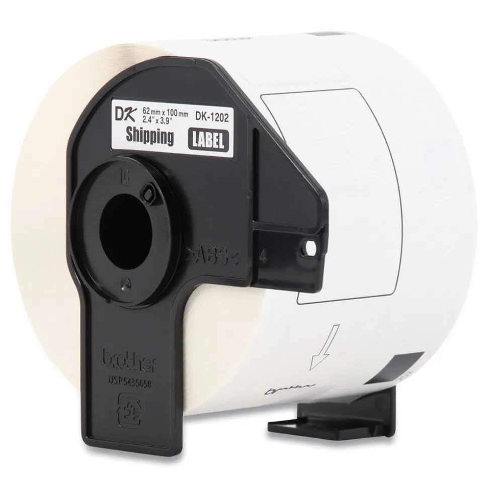 Brother 2.4 in. x 3.9 in. Die-Cut Shipping Labels - White (24/Pack)