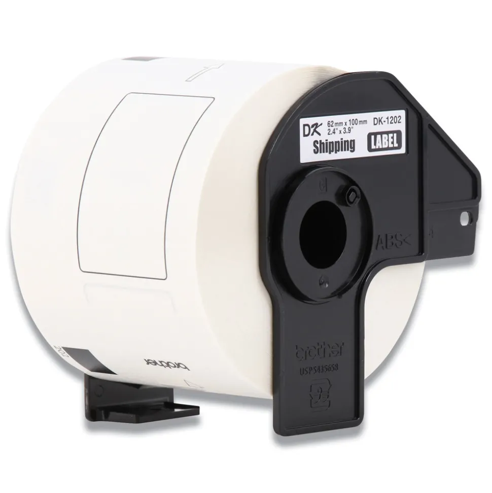 Brother 2.4 in. x 3.9 in. Die-Cut Shipping Labels - White (24/Pack)