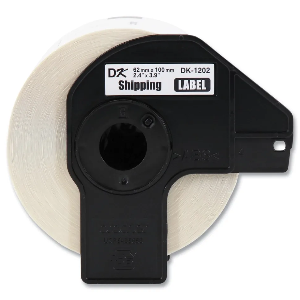 Brother 2.4 in. x 3.9 in. Die-Cut Shipping Labels - White (24/Pack)