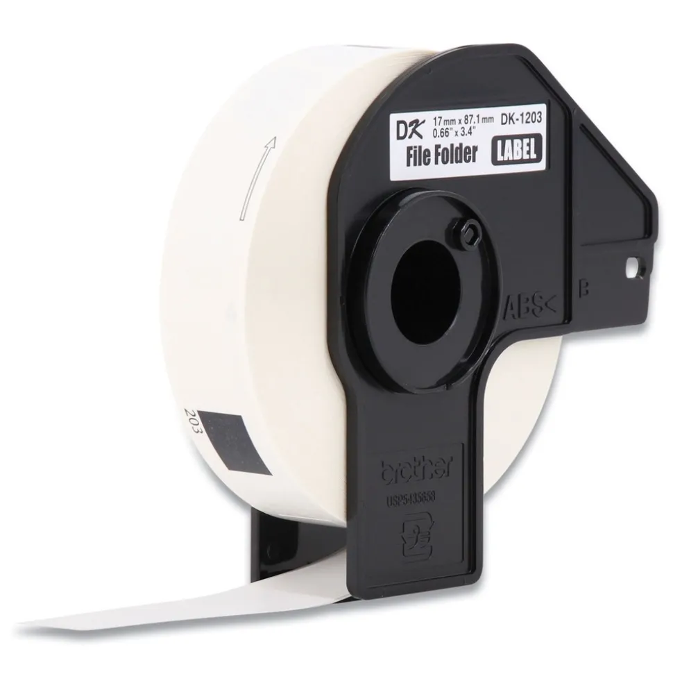 Brother 2.4 in. x 3.9 in. Die-Cut Shipping Labels - White (3/Pack)