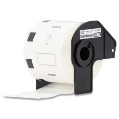 Brother 1.1 in. x 2.4 in. Die-Cut Address Labels - White (24-Rolls/Pack)