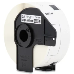 Brother 1.4 in. x 3.5 in. Die-Cut Address Labels - White (3-Rolls/Pack)