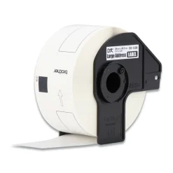 Brother 1.4 in. x 3.5 in. Die-Cut Address Labels - White (3-Rolls/Pack)