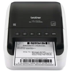 Brother 5.9 in. x 6.7 in. x 8.7 in. 69 Labels/Min Print Speed Wide Format Professional Label Printer