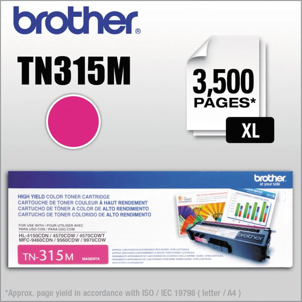 Brother 3500 Page High-Yield Toner - Magenta