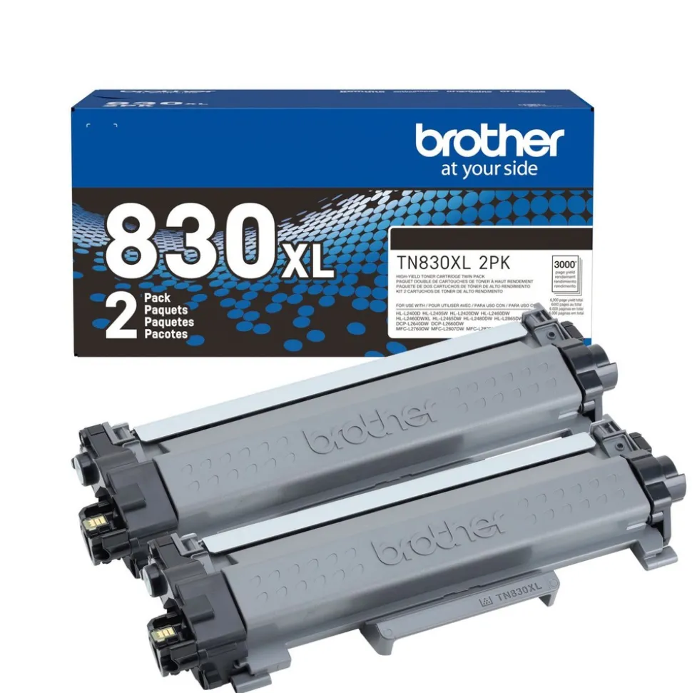 Brother 3,000 Page-Yield High-Yield Toner - Black (2/Pack)