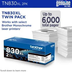 Brother 3,000 Page-Yield High-Yield Toner - Black (2/Pack)