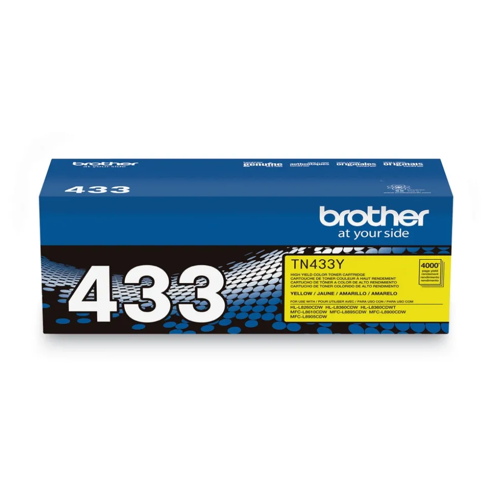 Brother 4,000 Page-Yield High-Yield Toner - Yellow
