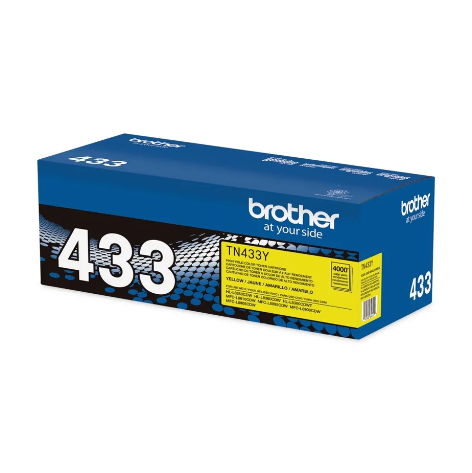 Brother 4,000 Page-Yield High-Yield Toner - Yellow