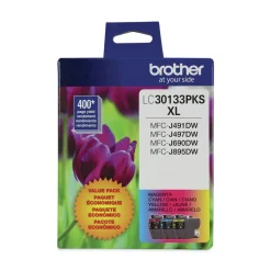 Brother 400 Page-Yield High-Yield Ink - Cyan/Magenta/Yellow (3/Pack)