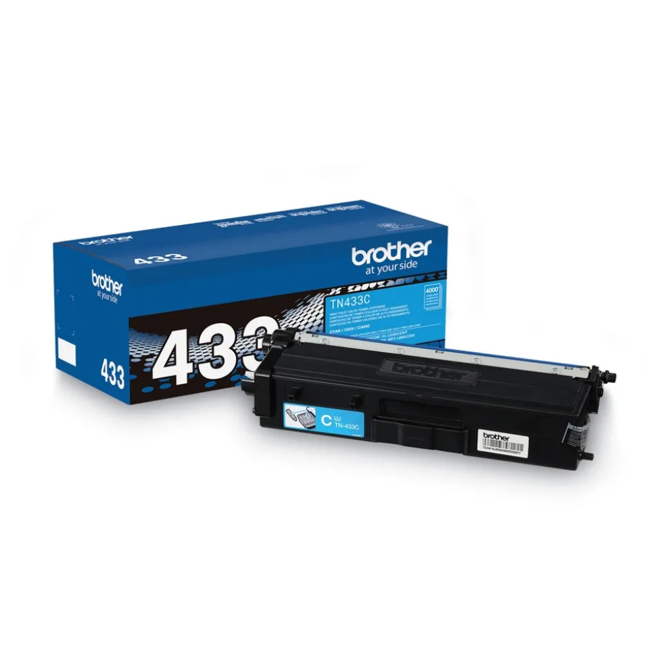 Brother 4,000 Page-Yield High-Yield Toner - Cyan