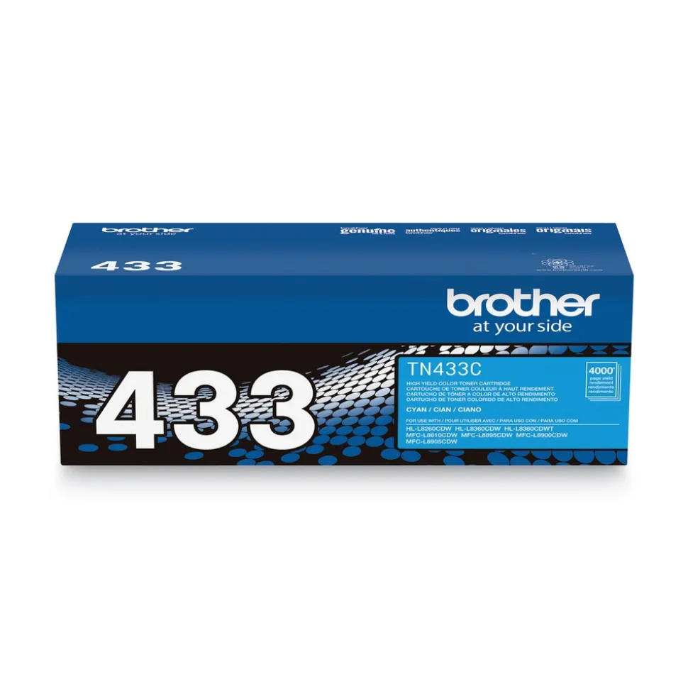 Brother 4,000 Page-Yield High-Yield Toner - Cyan