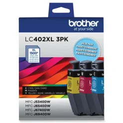 Brother 1,500 Page-Yield High-Yield Ink - Cyan/Magenta/Yellow (3/Pack)