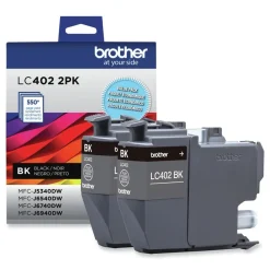 Brother 550 Page-Yield Ink - Black (2/Pack)