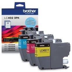 Brother 550 Page-Yield Ink - Cyan/Magenta/Yellow (3/Pack)