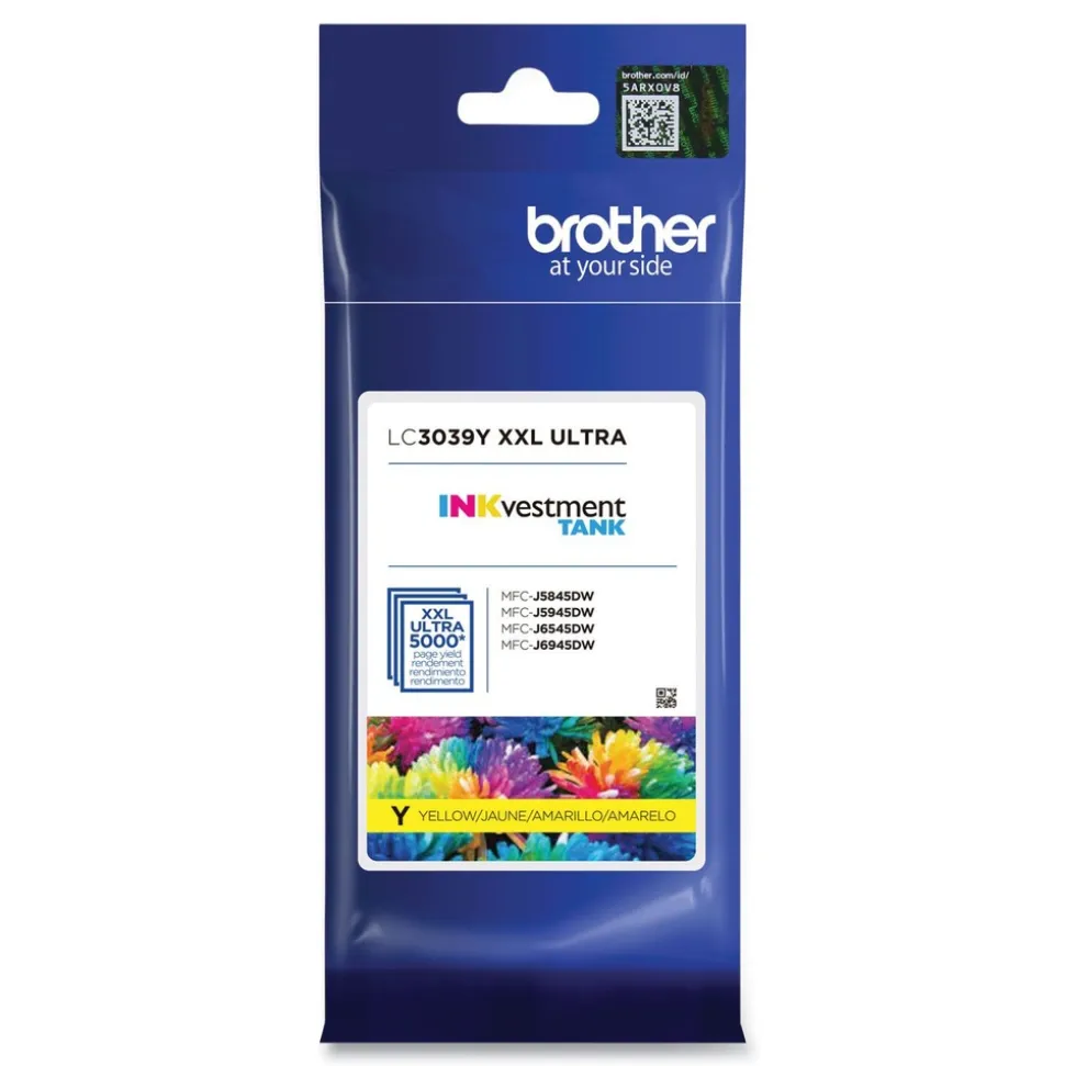 Brother 5000 Page-Yield INKvestment Ultra High-Yield Ink - Yellow