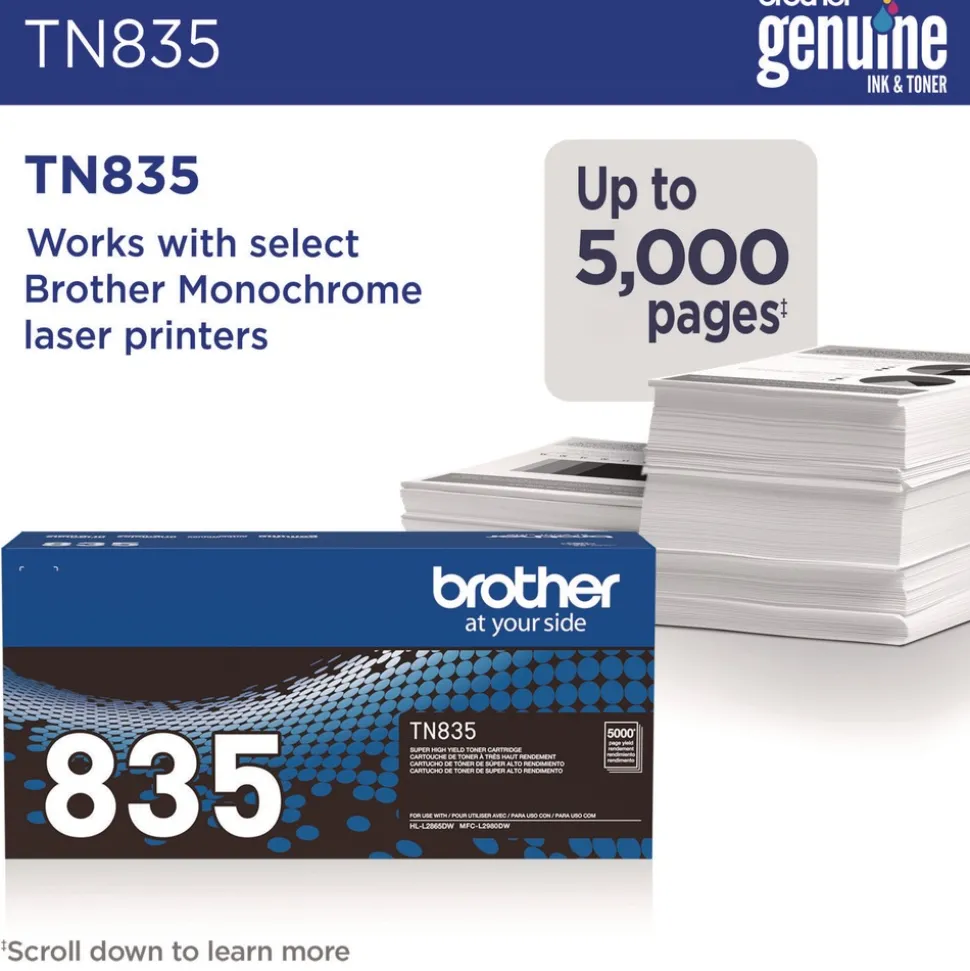Brother 5,000 Page-Yield Super High-Yield Toner - Black