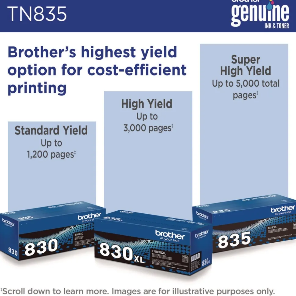 Brother 5,000 Page-Yield Super High-Yield Toner - Black