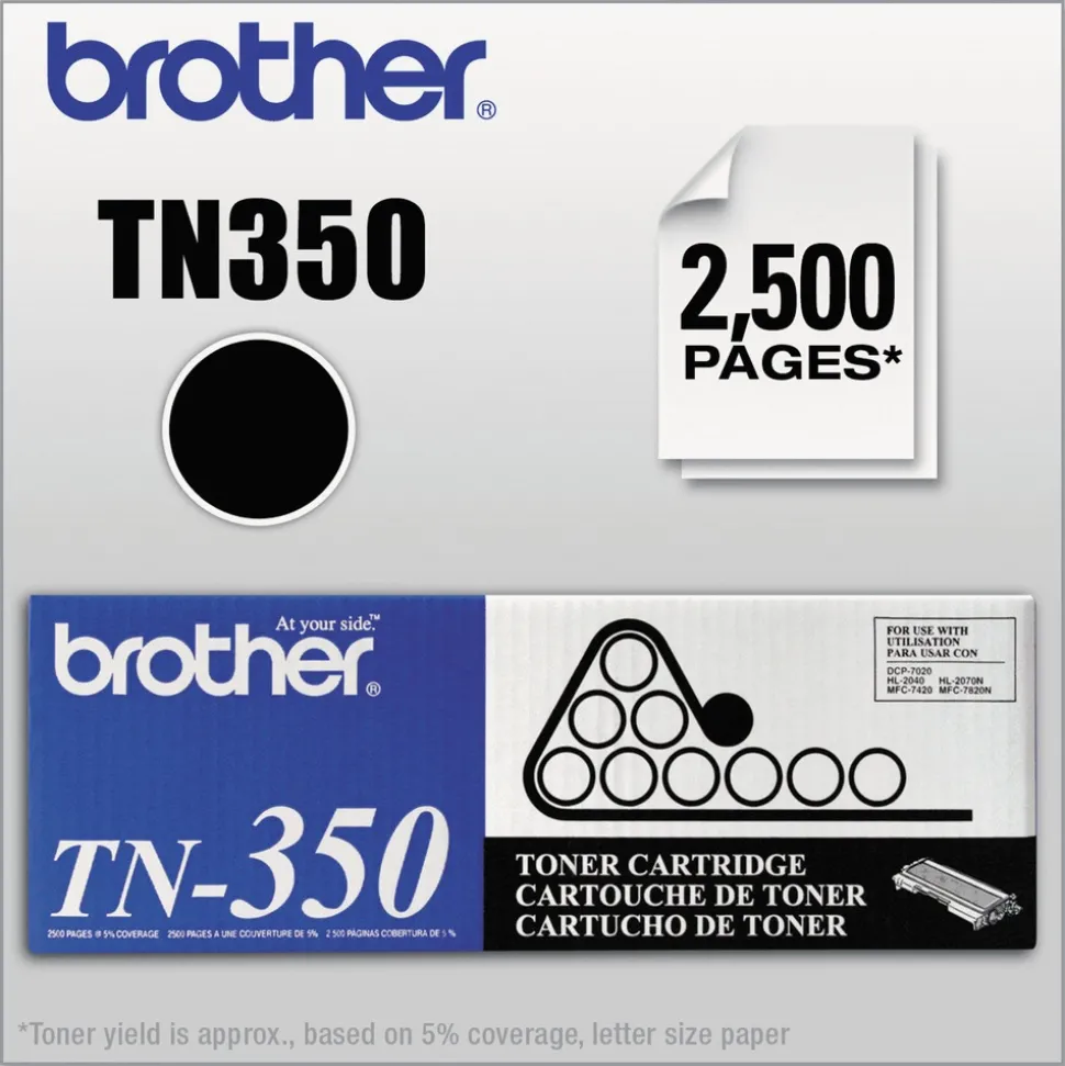 Brother 2500 Page-Yield Toner - Black