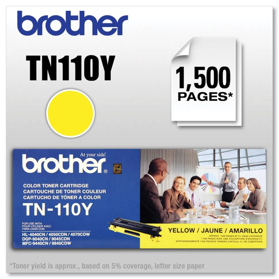 Brother 1500 Page-Yield Toner - Yellow