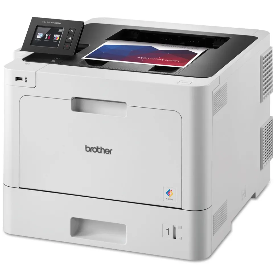 Brother Business Color Laser Printer with Duplex Printing and Wireless Networking