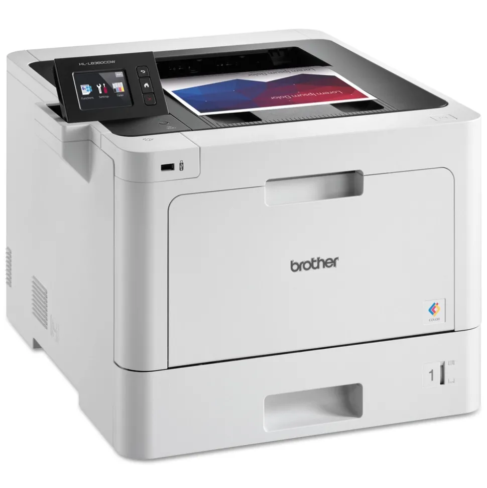Brother Business Color Laser Printer with Duplex Printing and Wireless Networking