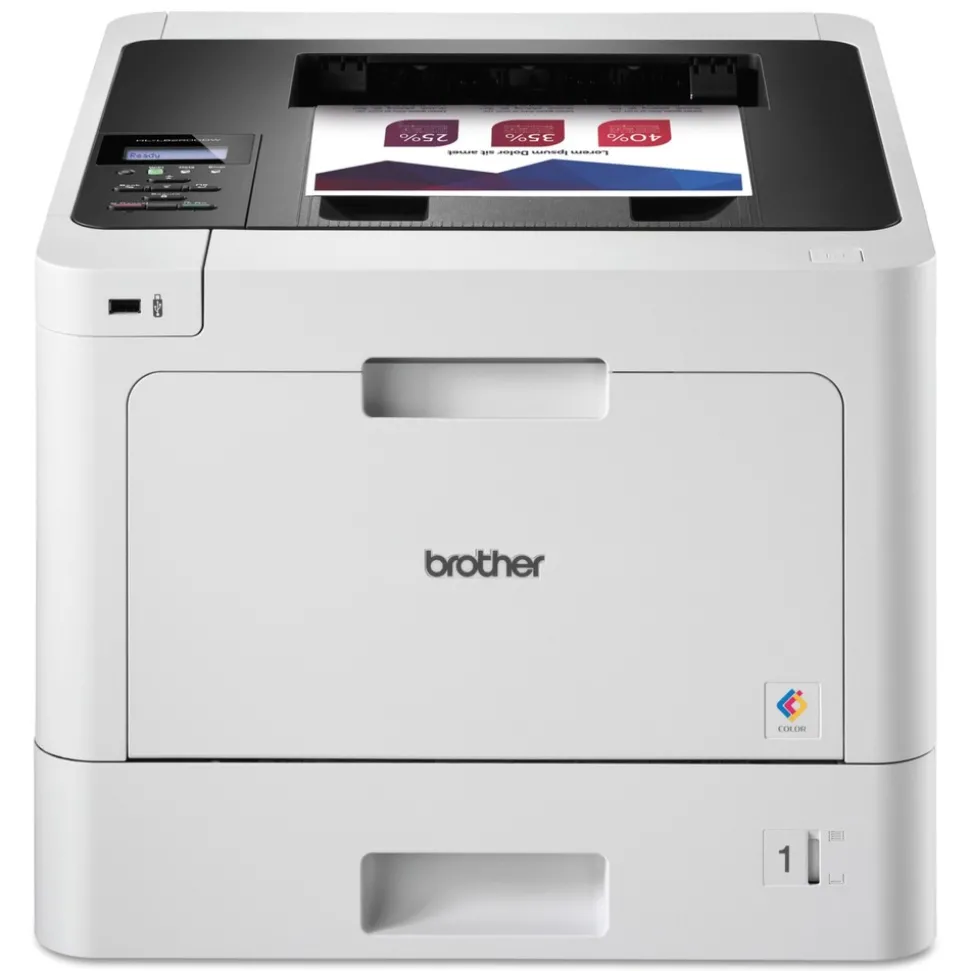 Brother Business Color Laser Printer with Duplex Printing and Wireless Networking