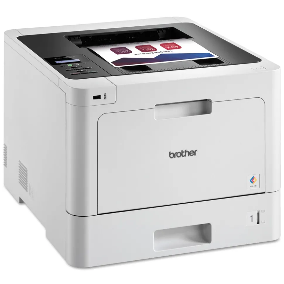 Brother Business Color Laser Printer with Duplex Printing and Wireless Networking