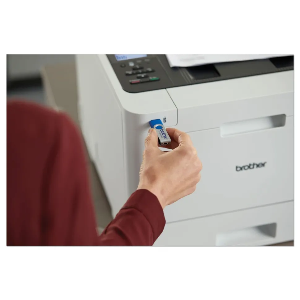 Brother Business Color Laser Printer with Duplex Printing and Wireless Networking