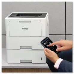 Brother Business Monochrome Laser Printer with Dual Paper Trays