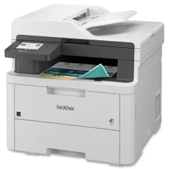 Brother Copy/Fax/Print/Scan Wireless Digital Color All-in-One Printer - White