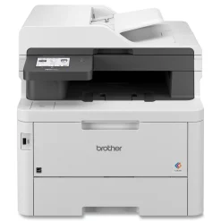 Brother Copy/Fax/Print/Scan Wireless Digital Laser Color All-in-One Printer - White