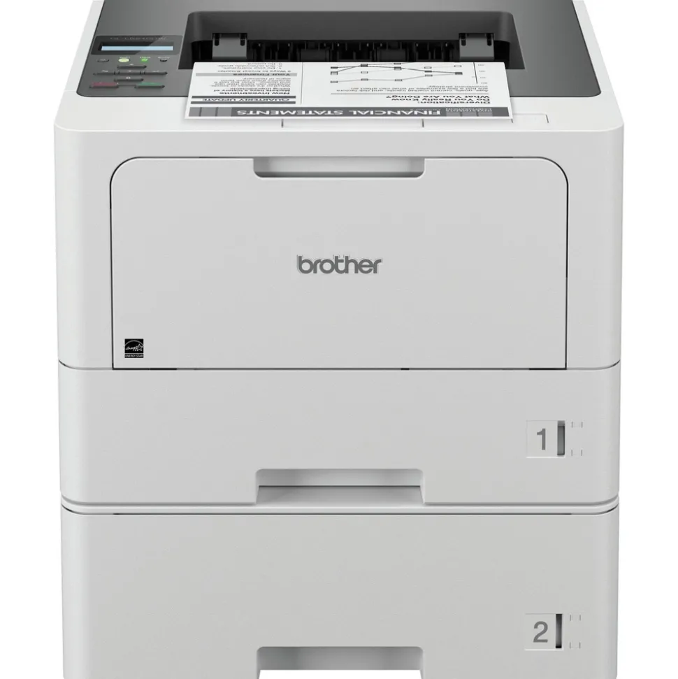 Brother HL-L5210DWT Business Monochrome Laser Printer with Dual Paper Trays