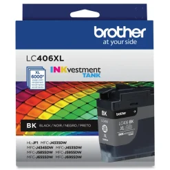 Brother INKvestment 6000 Page-Yield High-Yield Ink - Black