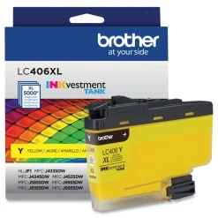 Brother INKvestment 5,000 Page-Yield High-Yield Ink - Yellow