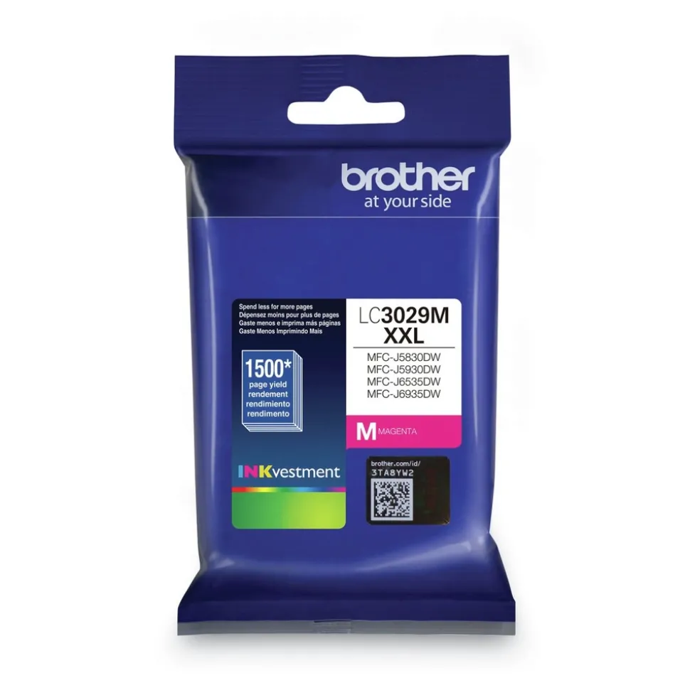 Brother INKvestment 1,500 Page-Yield Super High-Yield Ink - Cyan/Magenta/Yellow (3/Pack)