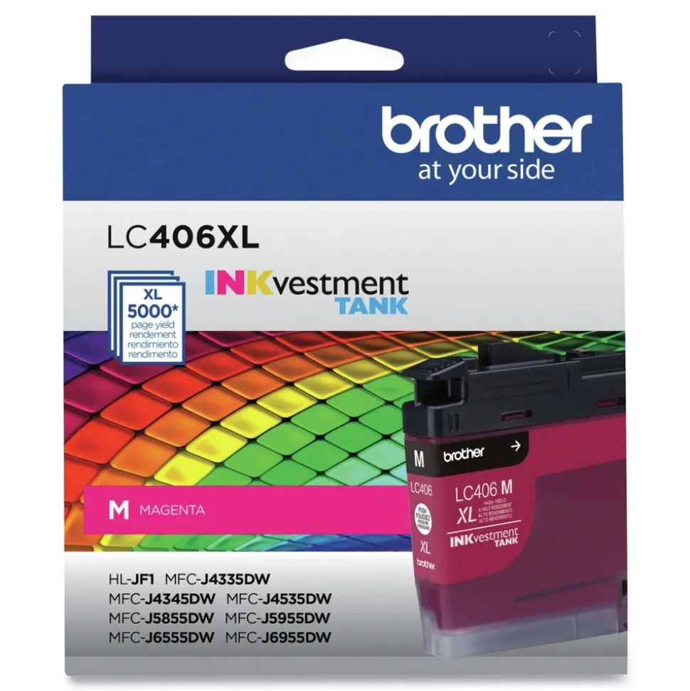 Brother INKvestment 5,000 Page-Yield High-Yield Ink - Magenta