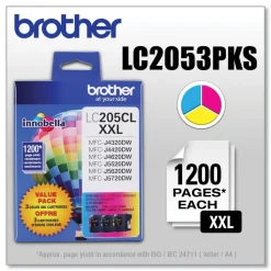 Brother Innobella 1,200 Page-Yield Super High-Yield Ink - Cyan/Magenta/Yellow (3/Pack)