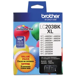 Brother Innobella 550 Page-Yield High-Yield Ink - Black (2/Pack)